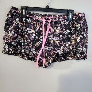 XL floral sleep shorts